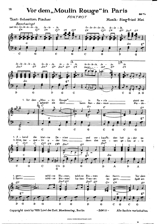 Produktbild zu: Vor dem Moulin Rouge Rec Demont 