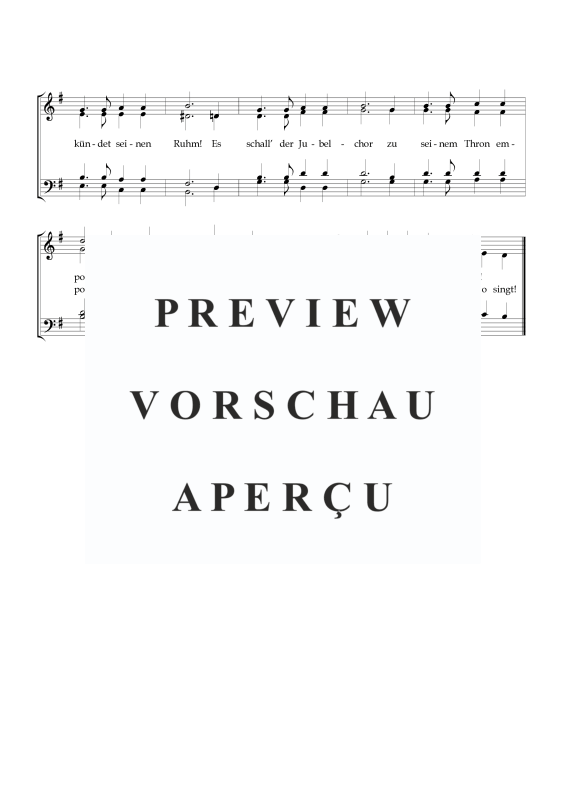 Product gallery: Page 3 of 3 Jehovah herrscht, , Mixed Chorus