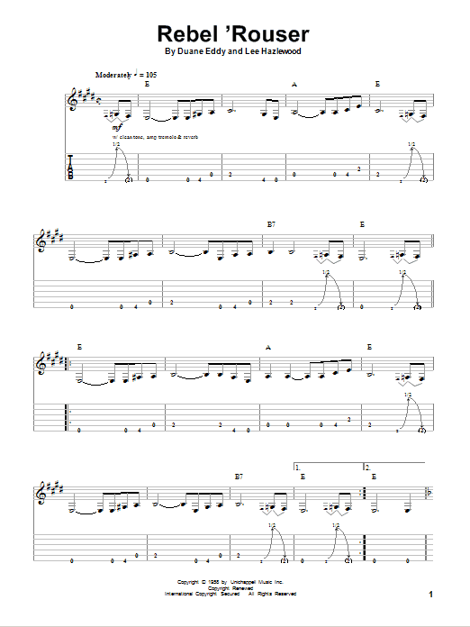 Produktgalerie: Seite 1 von 1 Rebel 'Rouser, Duane Eddy, Gitarre