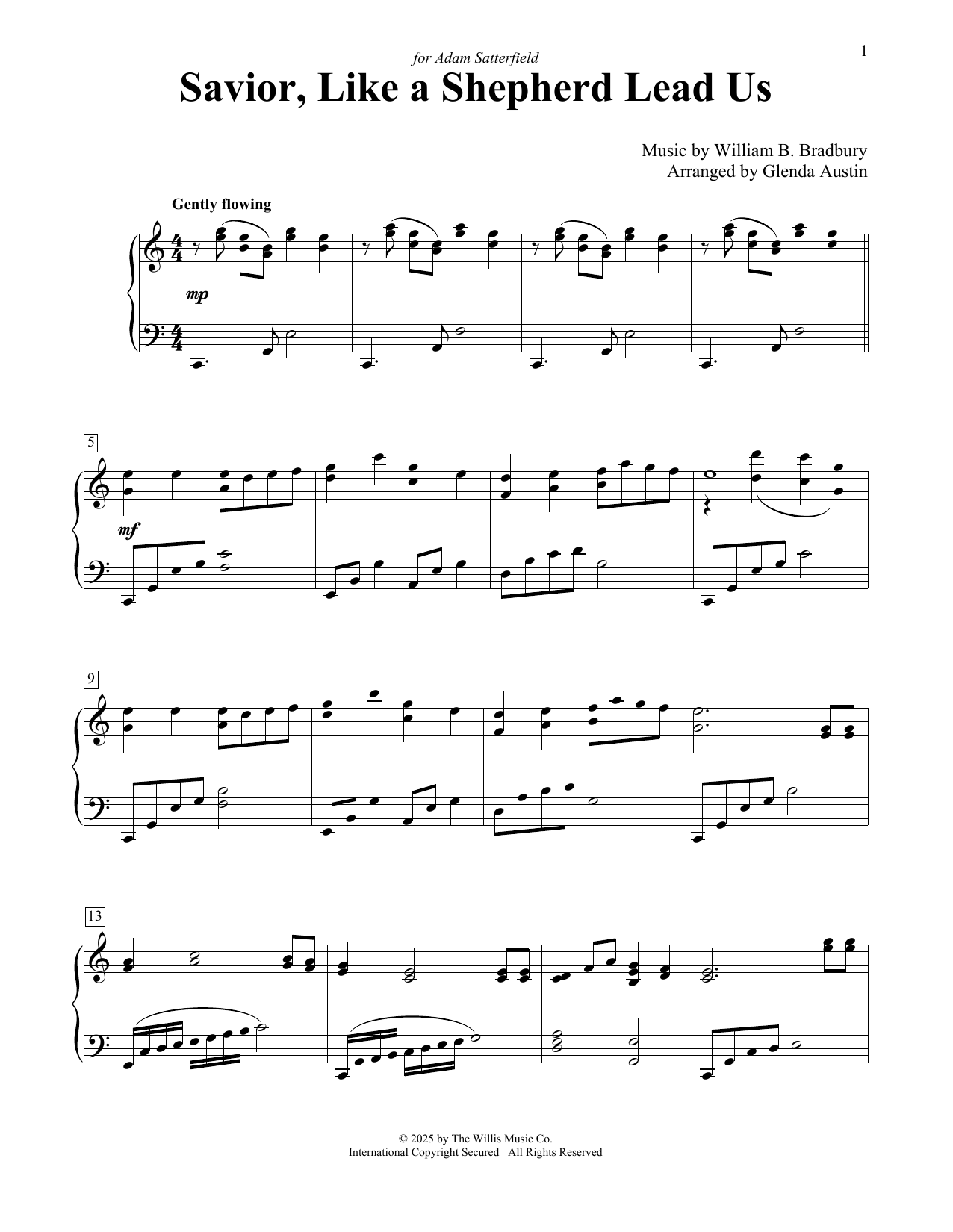 Produktbild zu: Savior, Like A Shepherd Lead Us (arr. Glenda Austin)
