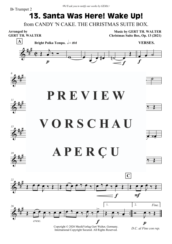 Produktgalerie: Seite 8 von 10 Santa Was Here! Wake Up!, , Posaunenchor
