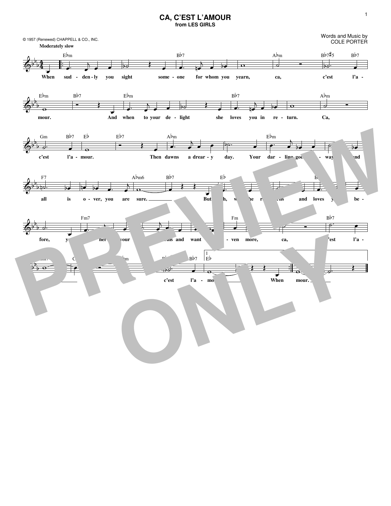 Product gallery: Page 1 of 1 Ca, C'est L'amour, Tony Bennett