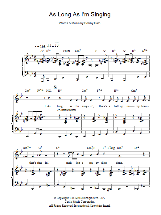Product gallery: Page 1 of 1 As Long As I'm Singing, Bobby Darin
