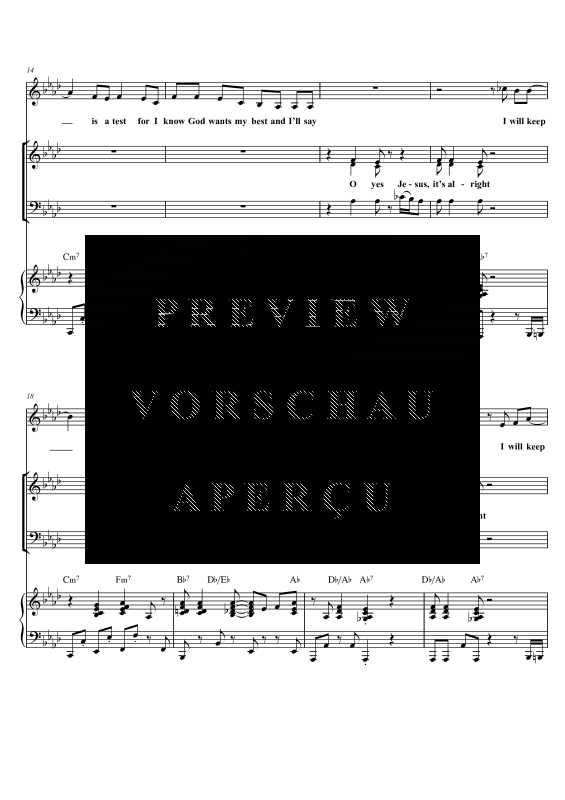 gallery: Alright, , Gemischter Chor SAM/Solo opt. und Klavier