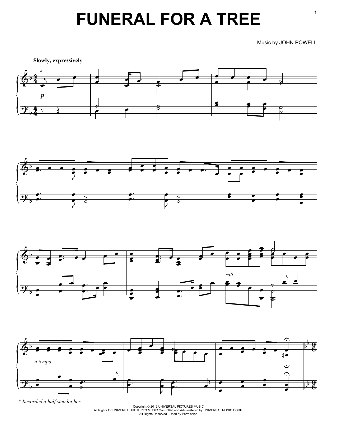 Produktbild zu: Funeral For A Tree