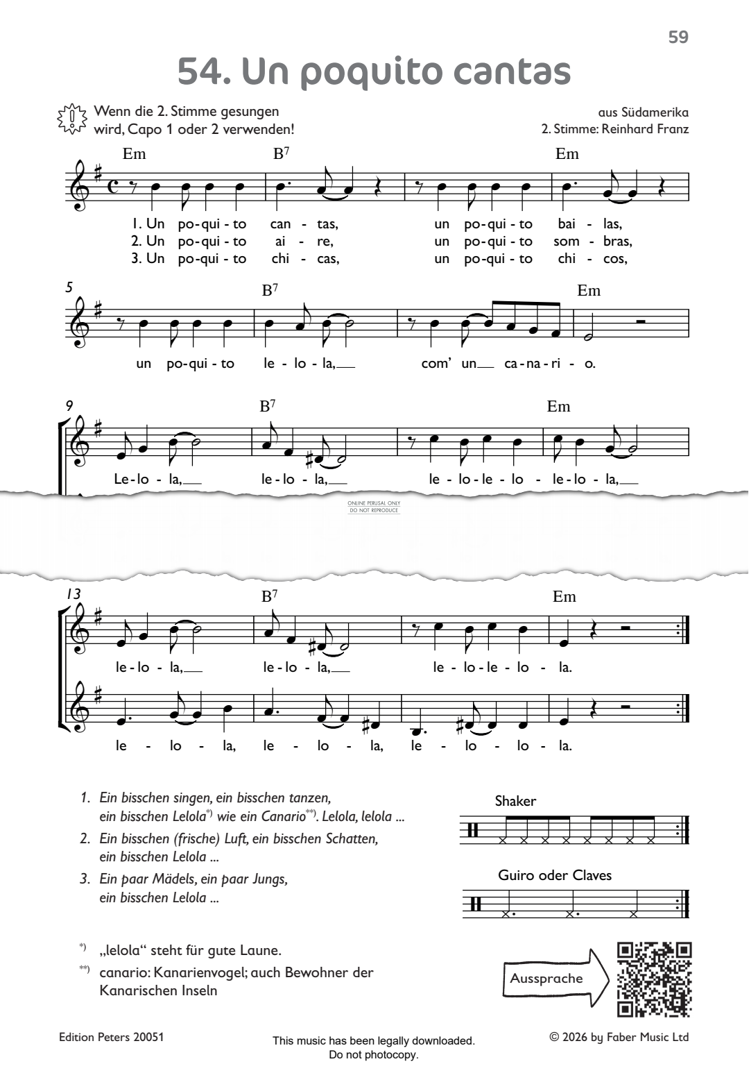 Produktbild zu: Un poquito cantas
