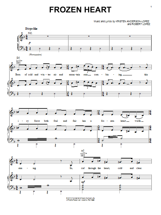 Produktbild zu: Frozen Heart (from Disney's Frozen)