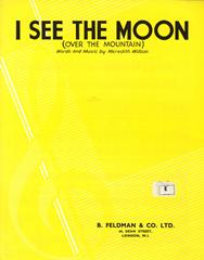 cover: I See The Moon (Over The Mountain), Meredith Willson