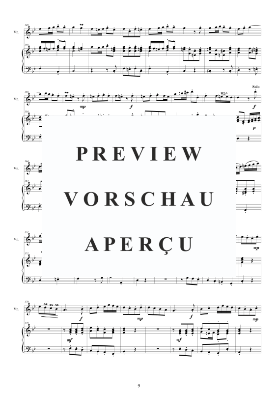 Produktgalerie: Seite 10 von 11 Violin Concerto No.1 in B-Dur Op.9, , Violine und Cembalo