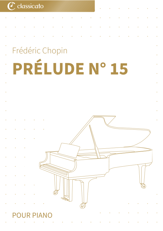 Produktbild zu: Prélude n° 15 - Prélude de la goutte d´eau - Édition pour piano simplifiéeFrédéric Chopin
