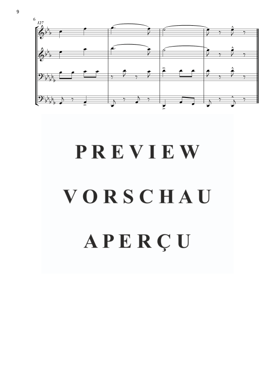 Produktgalerie: Seite 11 von 11 Weinfest in Böhmen, , Blechbläser Quartett - Partitur und Stimmen