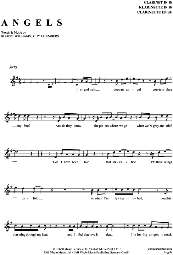 Product picture to: Angels Robbie Williams