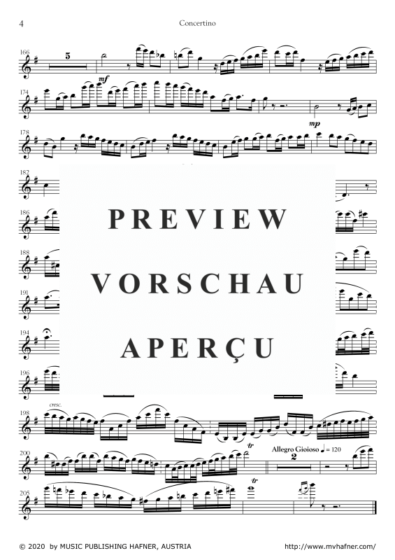 Product gallery: Page 7 of 11 Concertino, , (flute and piano)