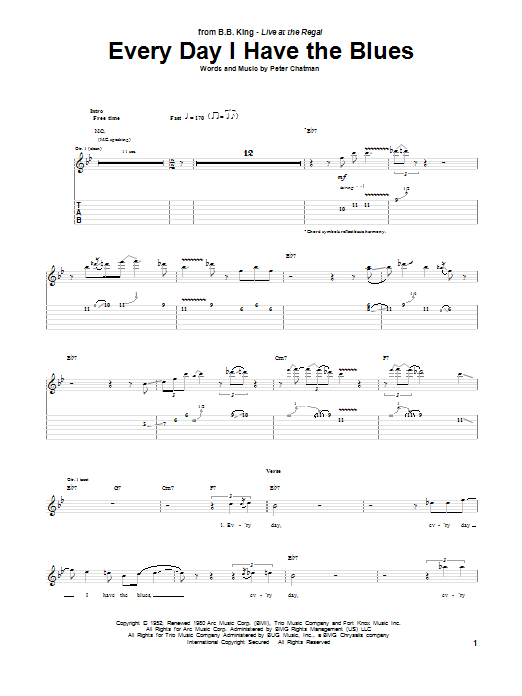 Produktbild zu: Every Day I Have The Blues