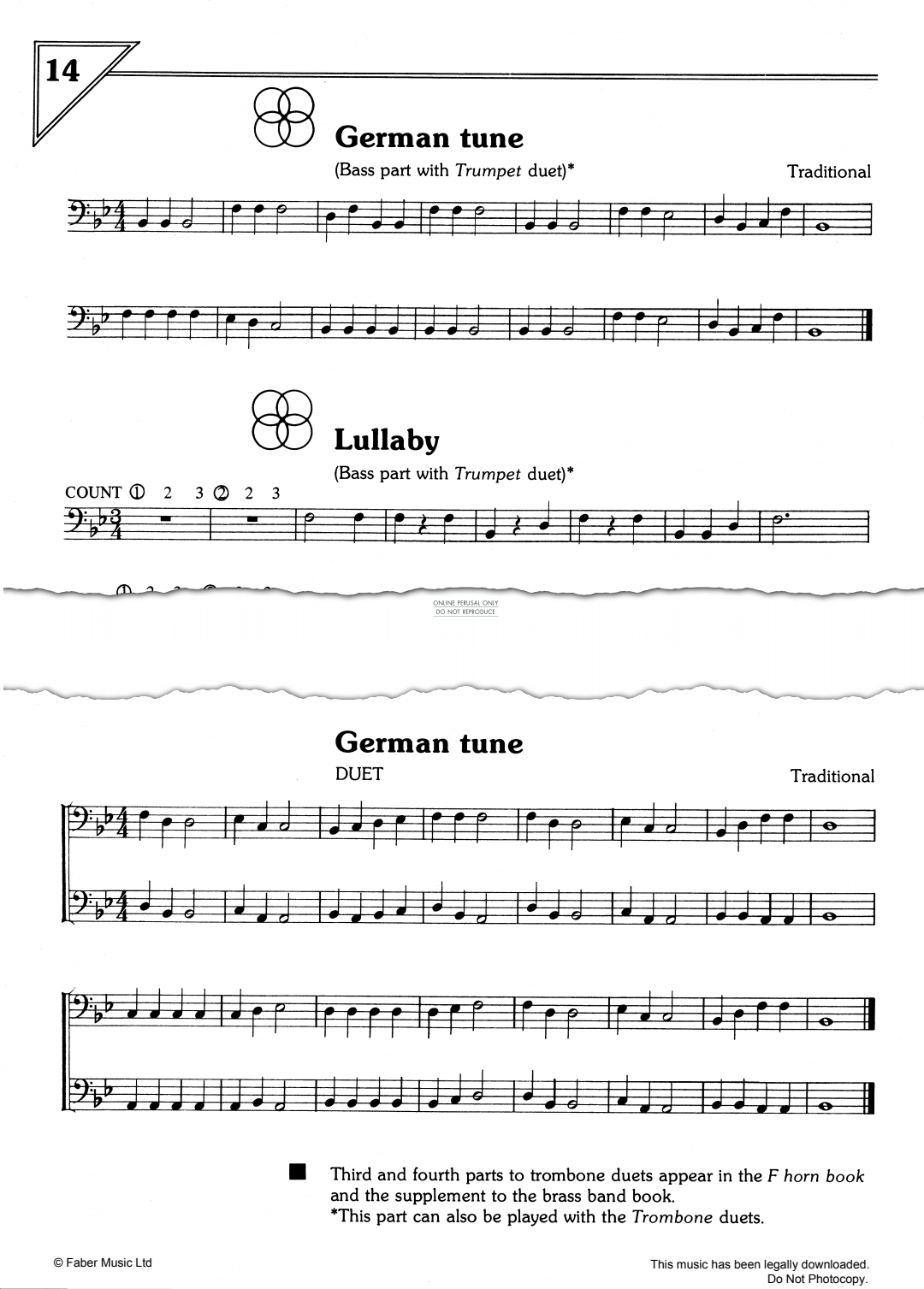 Product gallery: Page 1 of 1 German Tune/Lullaby, Traditional