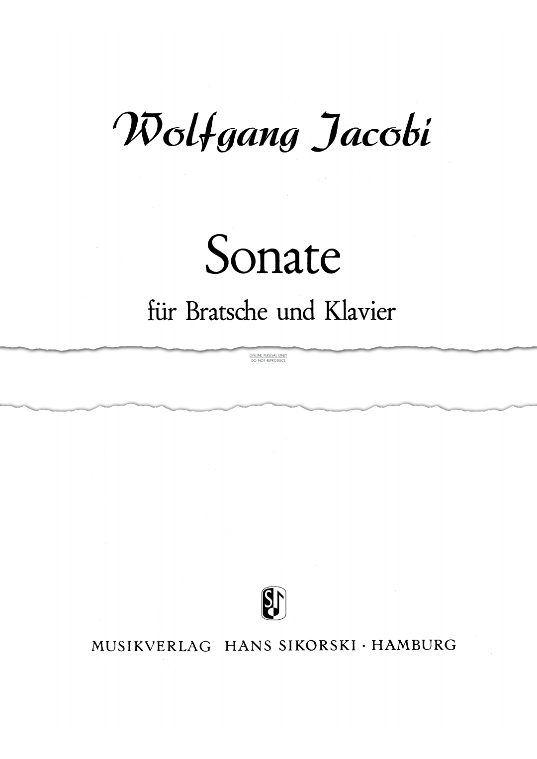 Product picture to: Sonata