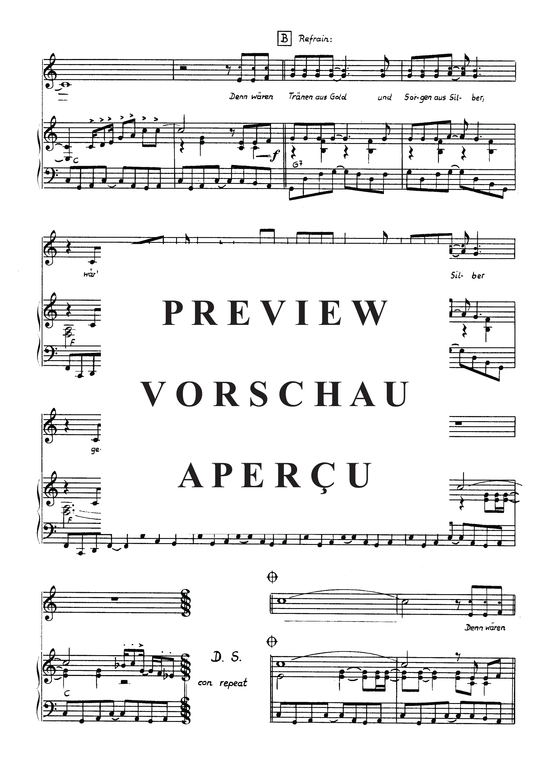 Produktgalerie: Seite 5 von 5 Wären Tränen aus Gold, Rosenberg, 	Marianne, Klavier und Gesang