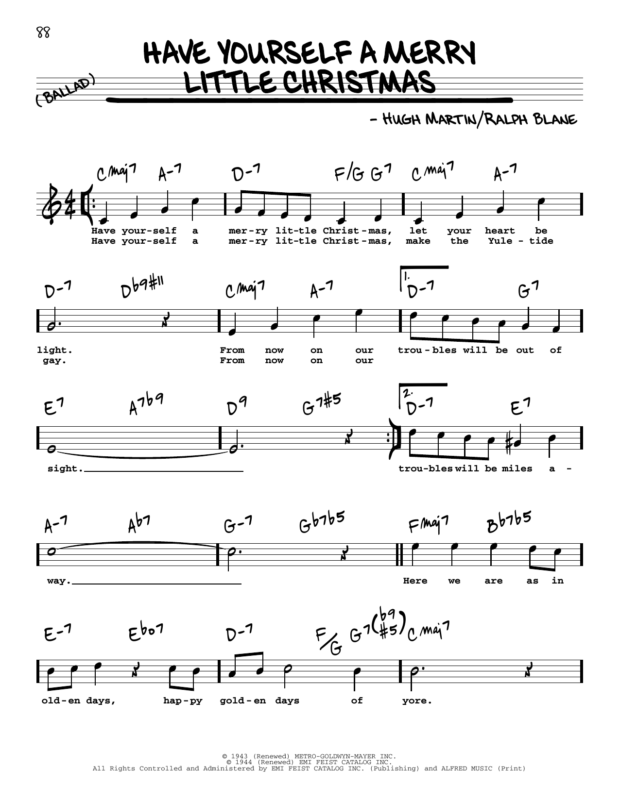 Produktgalerie: Seite 1 von 1 Have Yourself A Merry Little Christmas, Hugh Martin