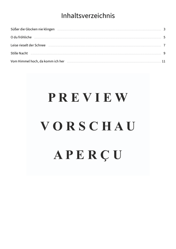 Product gallery: Page 4 of 11 Harmonische Weihnachten mit Gesang und Begleitung, , (vocals and piano, guitar)
