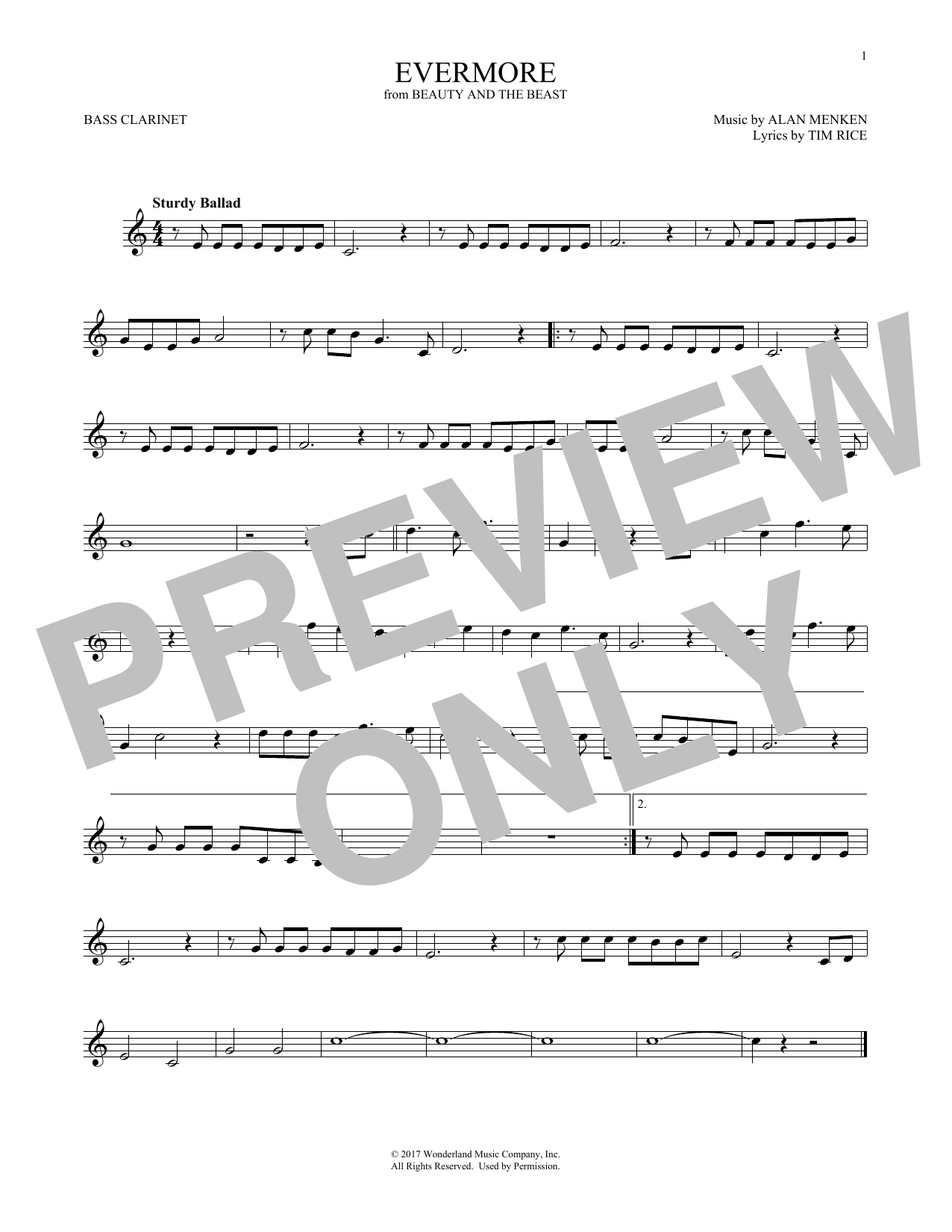 Product gallery: Page 1 of 1 Evermore (from Beauty and The Beast), Josh Groban