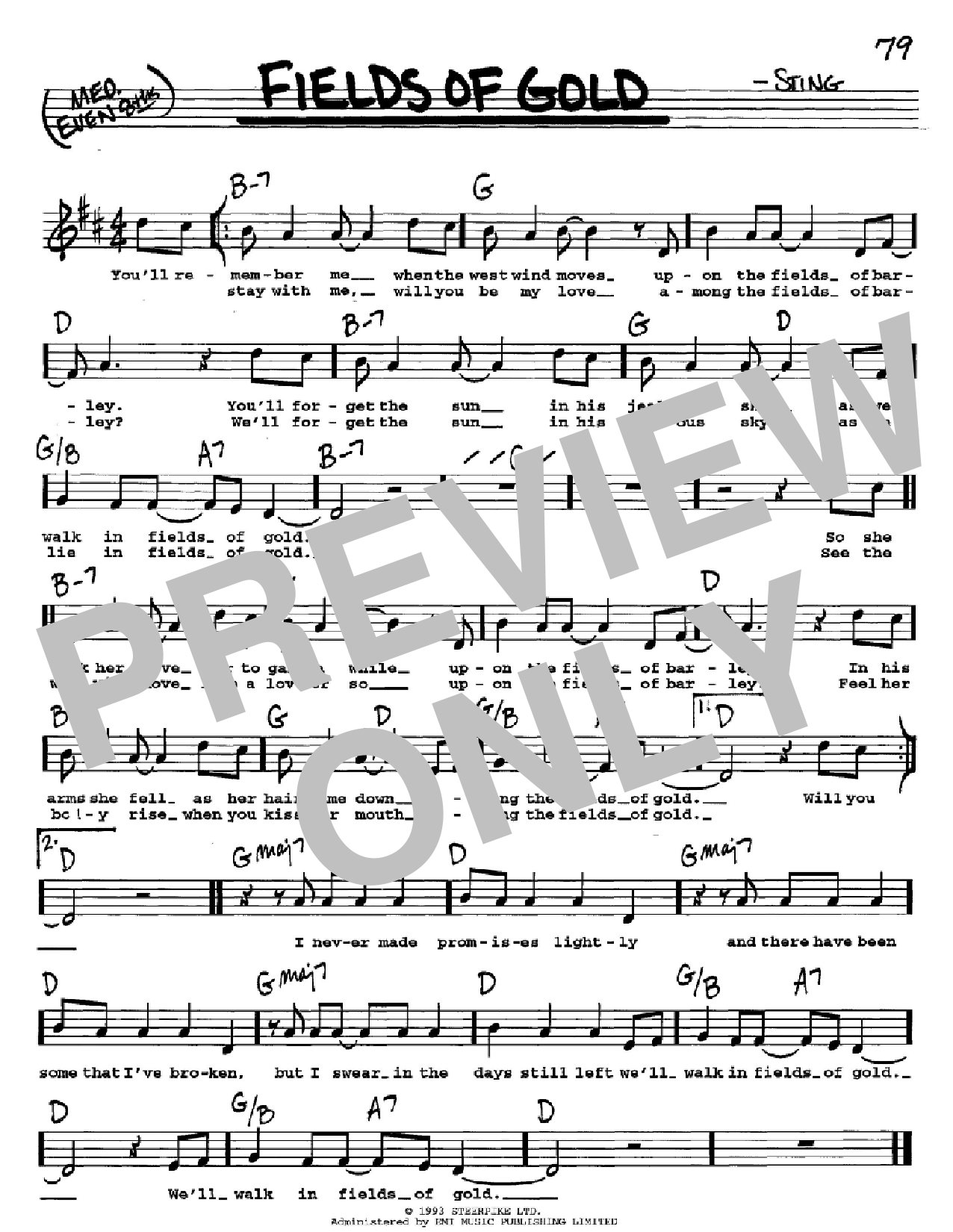 Produktgalerie: Seite 1 von 1 Fields Of Gold, Sting