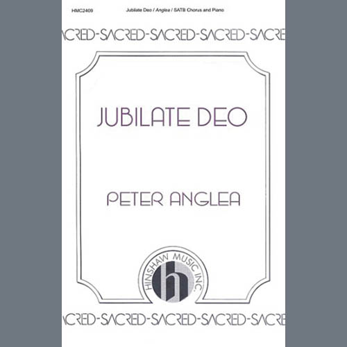 cover: Jubilate Deo, Peter Anglea
