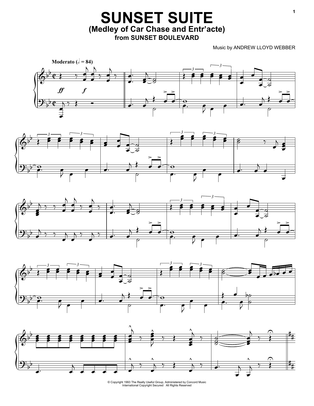 Produktbild zu: Sunset Suite (Medley Of Car Chase And Entr'acte)