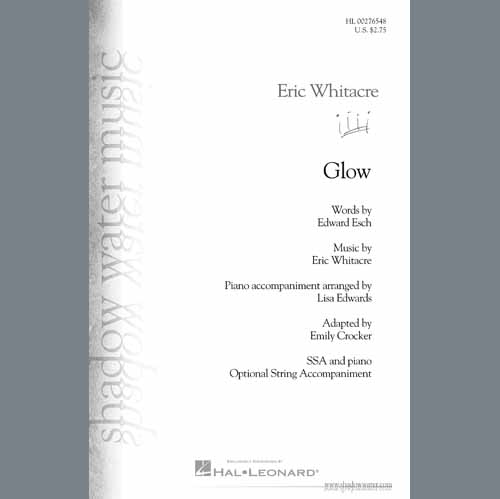 cover: Glow (arr. Emily Crocker), Eric Whitacre, Chor