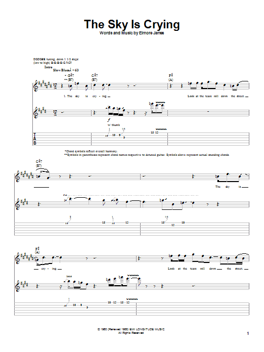 Product gallery: Page 1 of 1 The Sky Is Crying, Albert King