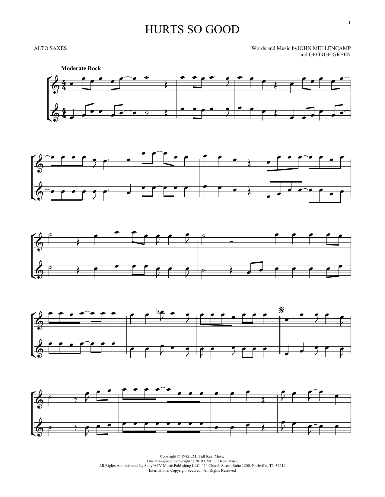 Product gallery: Page 1 of 1 Hurts So Good, John Mellencamp