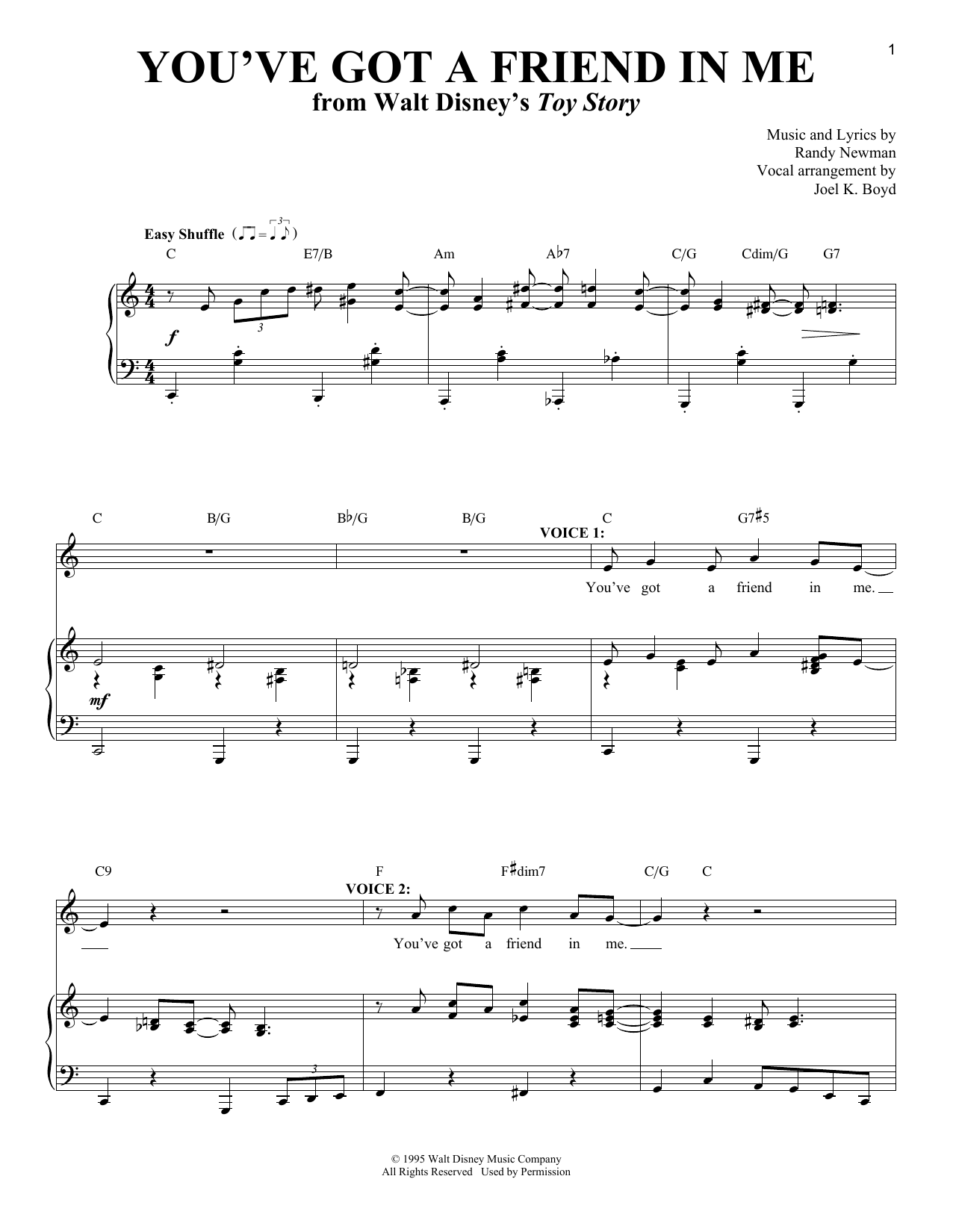 Produktbild zu: You've Got A Friend In Me (from Toy Story)