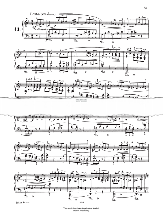 Product picture to: Nocturne No.13 in D Minor