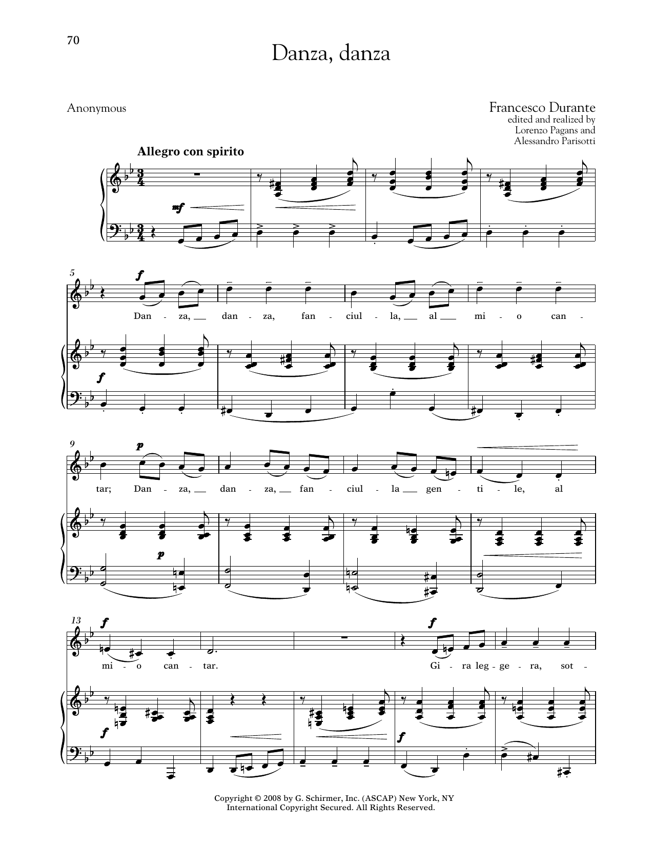 Produktbild zu: Danza, Danza (Medium Low Voice)