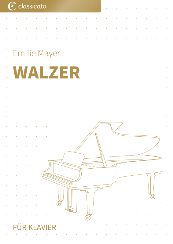 Produktbild zu: Walzer - Nr. 5 aus den Neun Tänzen für KlavierEmilie Mayer