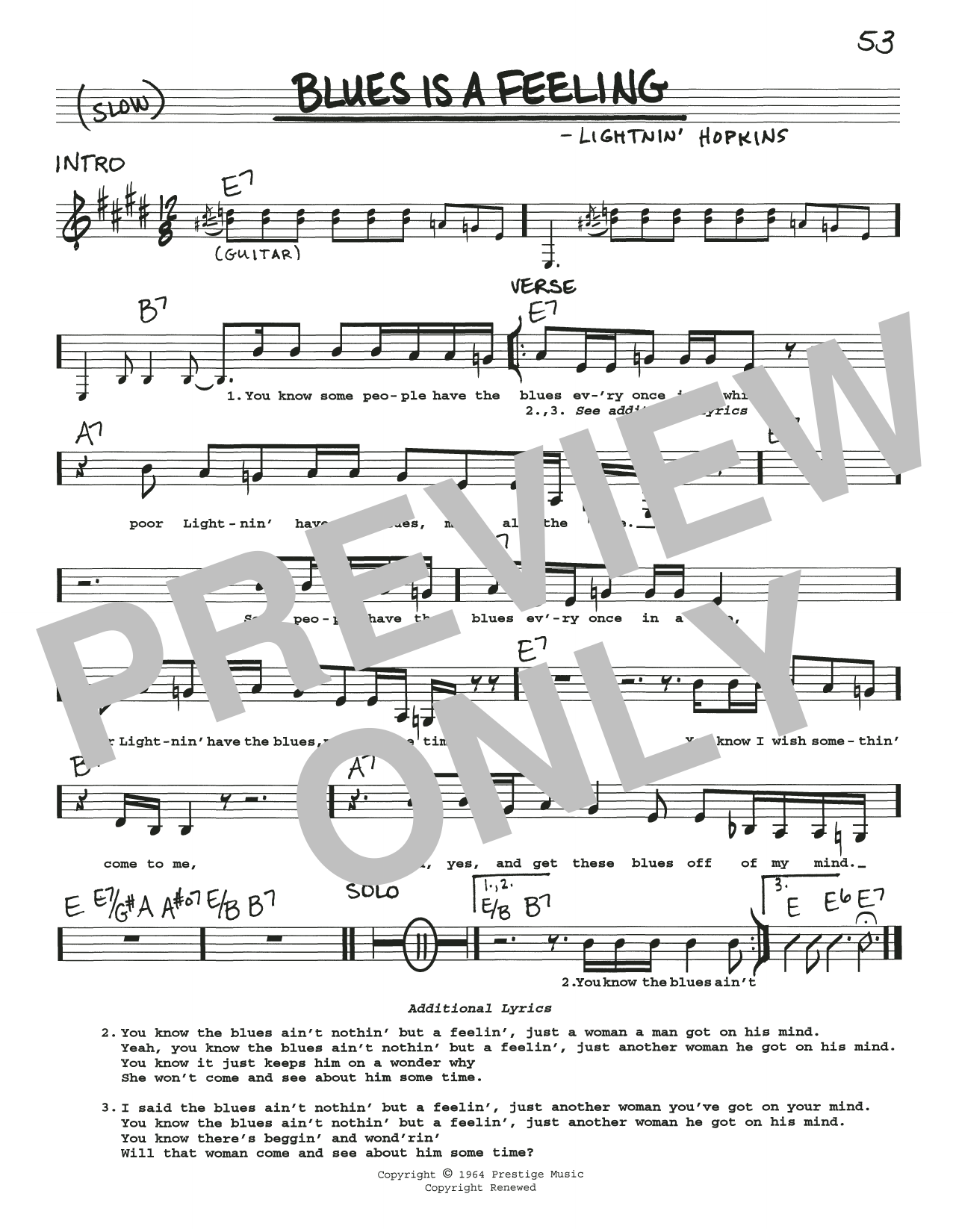 Produktbild zu: Blues Is A Feeling