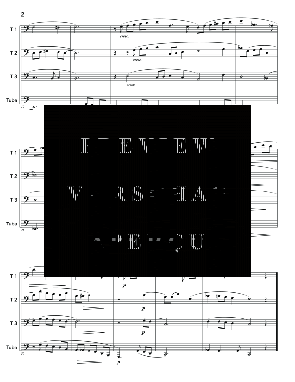 Product gallery: Page 6 of 11 Bordogni Suite, , (brass quartet 3x trombone and tuba)