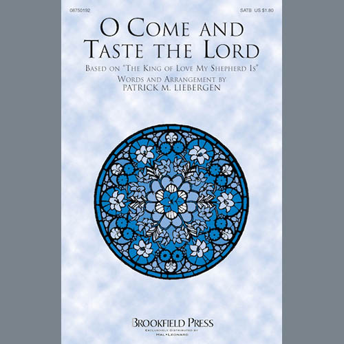 cover: O Come And Taste The Lord, Patrick Liebergen