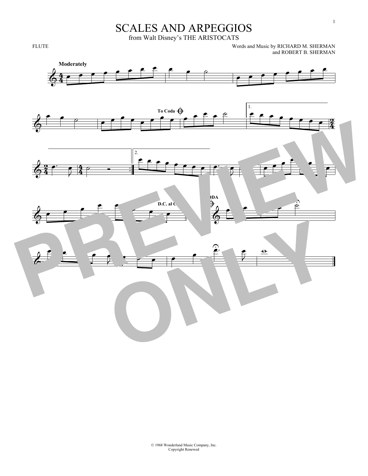 Product gallery: Page 1 of 1 Scales And Arpeggios, Richard & Robert Sherman