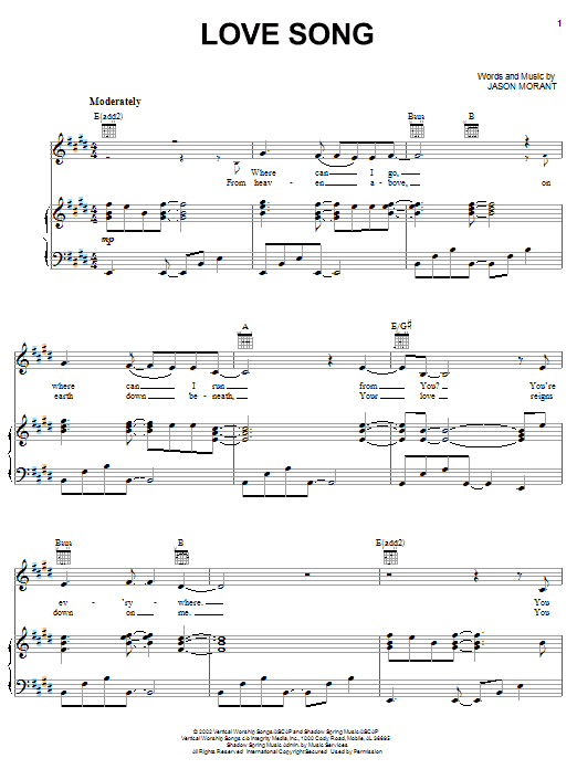 Produktbild zu: Love Song