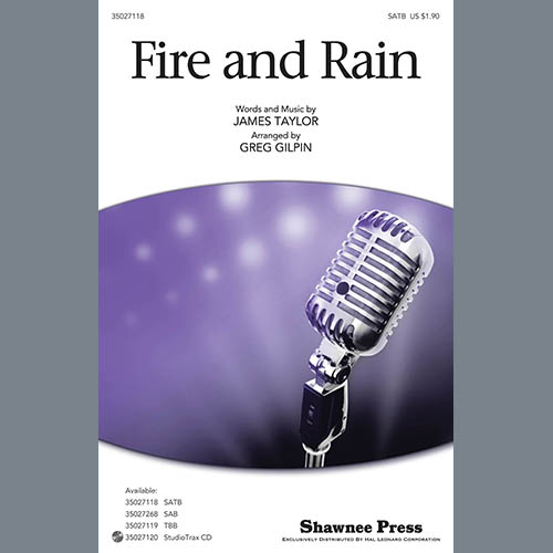 cover: Fire And Rain (arr. Greg Gilpin), James Taylor