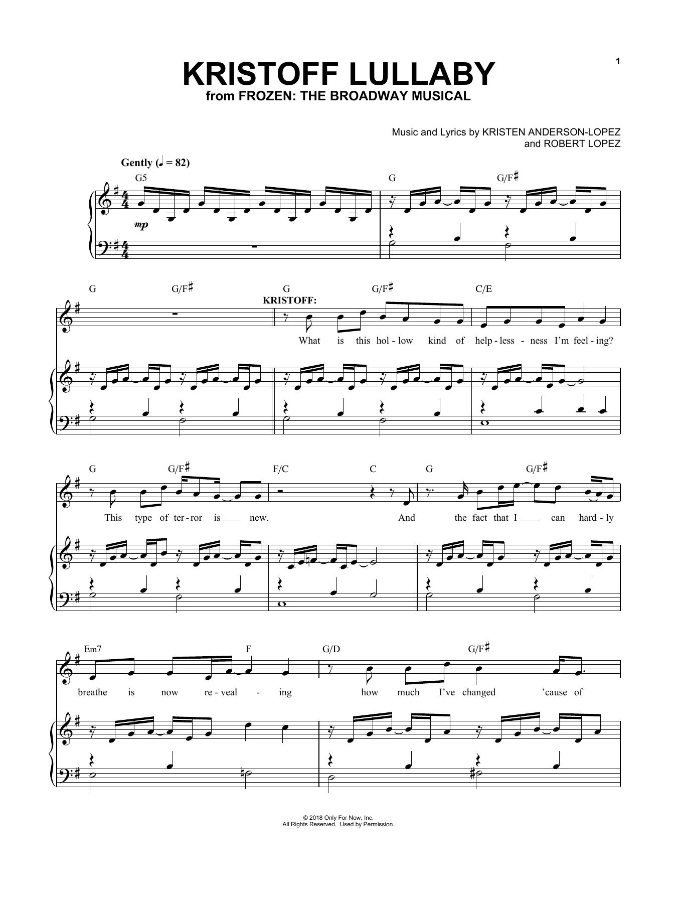 Produktbild zu: Kristoff Lullaby