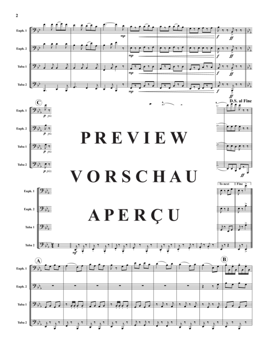 Product gallery: Page 3 of 21 Schützen-Quadrille , , (Tuba Quartet: 2x Baritone, 2xTuba)