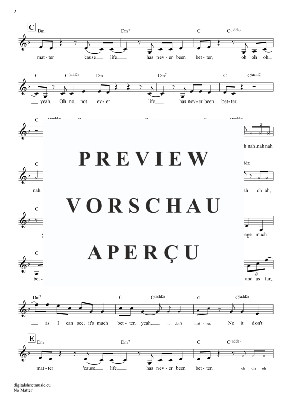 Produktgalerie: Seite 3 von 4 No Matter, Radics, Jack, Gesang