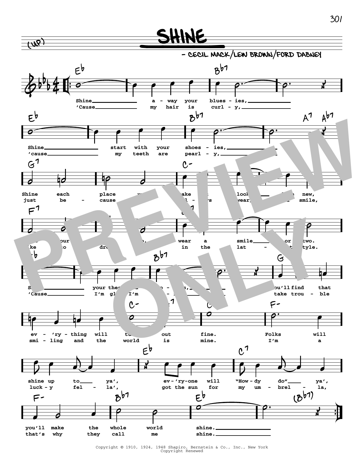 Produktbild zu: Shine (arr. Robert Rawlins)