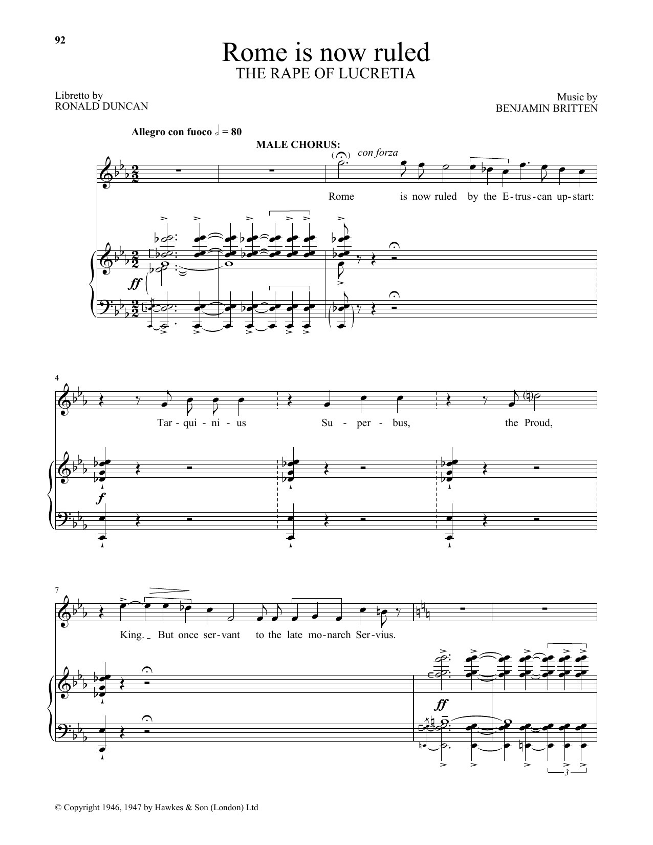 Produktbild zu: Rome is now ruled (from The Rape Of Lucretia)