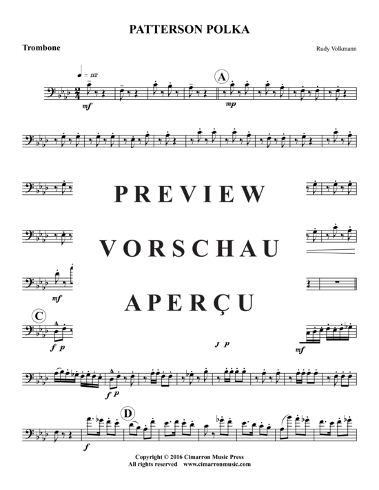 Produktgalerie: Seite 15 von 18 Patterson Polka , , (Blechbläserquintett)