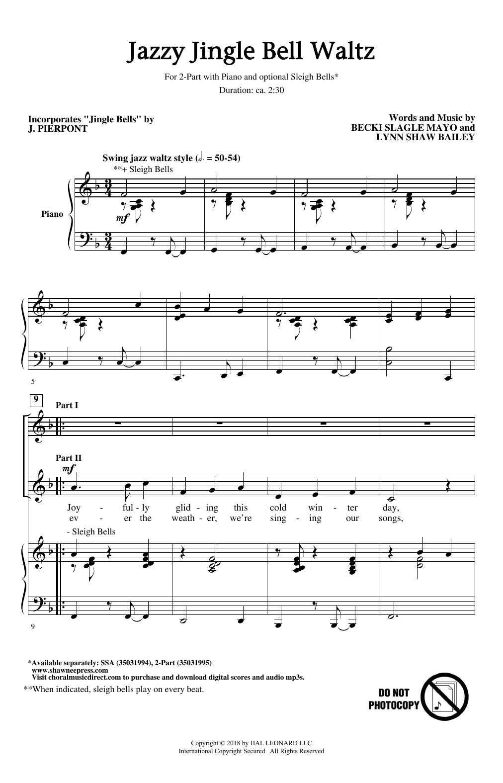 Product gallery: Page 1 of 1 Jazzy Jingle Bell Waltz, Becki Slagle Mayo