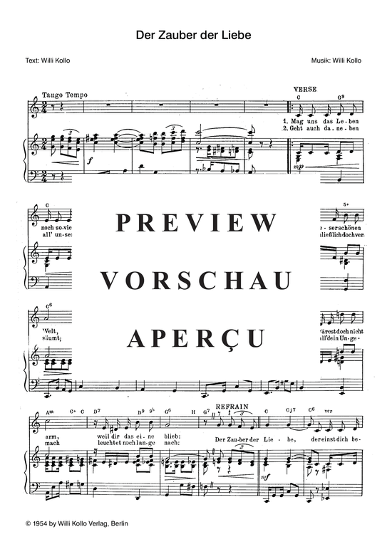 Produktgalerie: Seite 4 von 4 Der Zauber der Liebe, 	, Klavier und Gesang