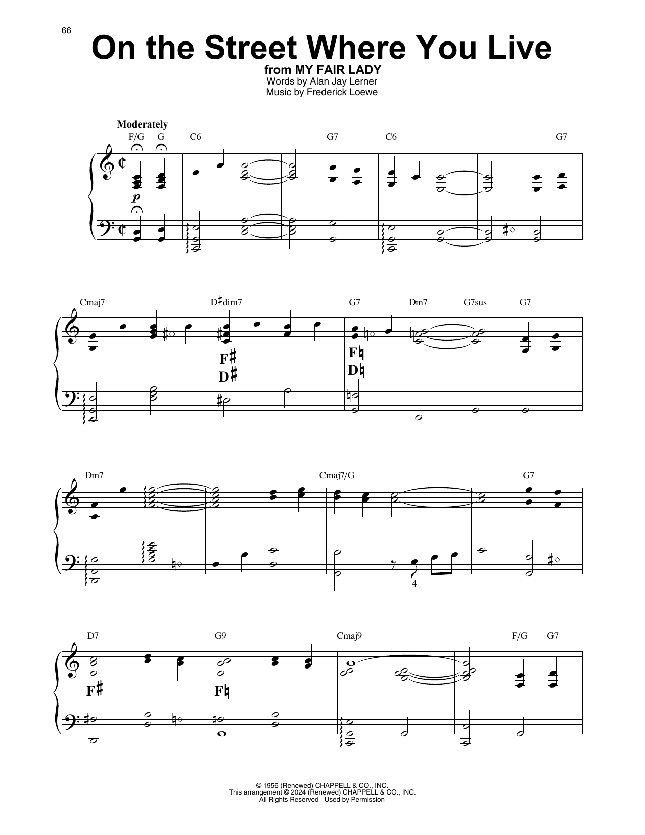 Produktbild zu:  On The Street Where You Live - Lerner & Loewe