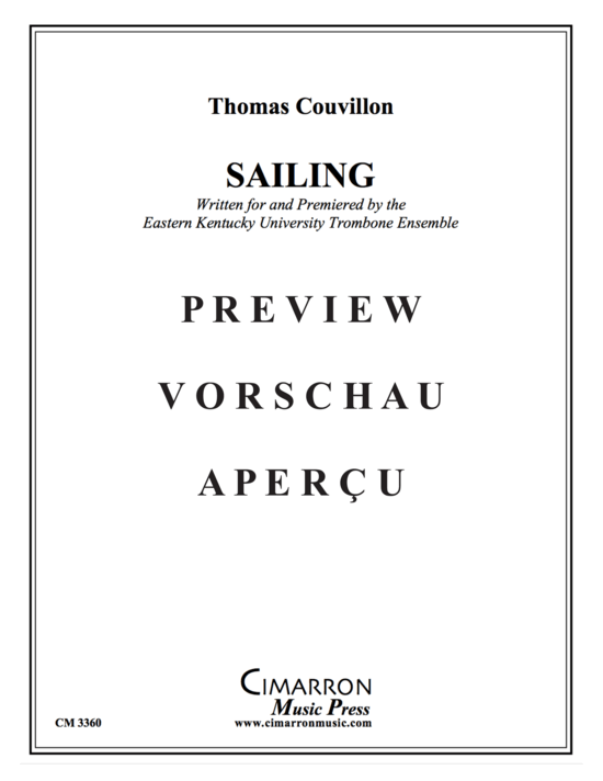 Product gallery: Page 2 of 21 Sailing , , (Trombone Ensemble)